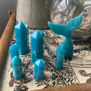 Costal Crystal Towers and Mermaid Tail